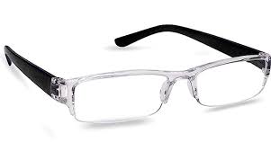 Transparent Reading Glasses (+2.00 Power)
