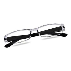 Transparent Reading Glasses (+2.50 Power)